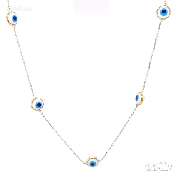 Златно колие 2,04гр. 42см. 14кр. проба:585 модел:28101-1, снимка 1