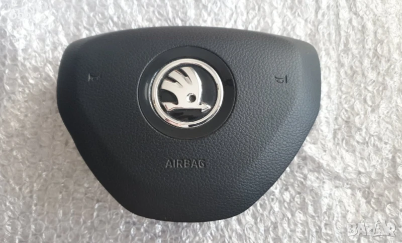 2019-Skoda Octavia Fabia Superb Kodiaq Rapid Шкода 2019- капачка за волан Airbag, снимка 1