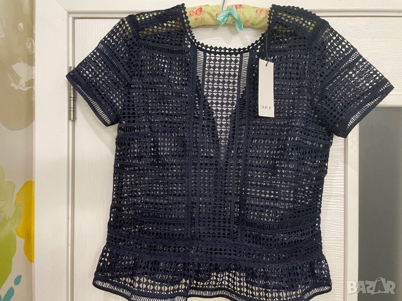 Нова блуза рязана бродерия SET, снимка 1