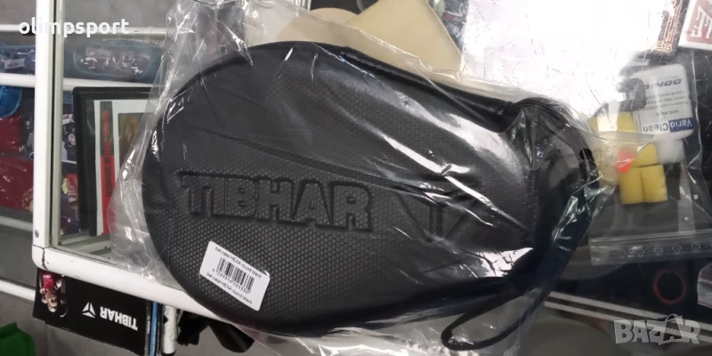 калъф за хилка за тенис на маса tibhar hexa нов черен карбонов , снимка 1