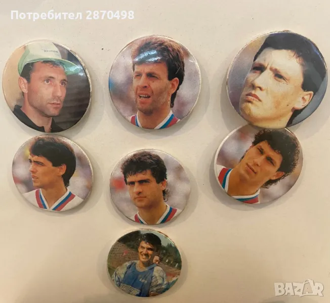 Значки с футболисти, снимка 1