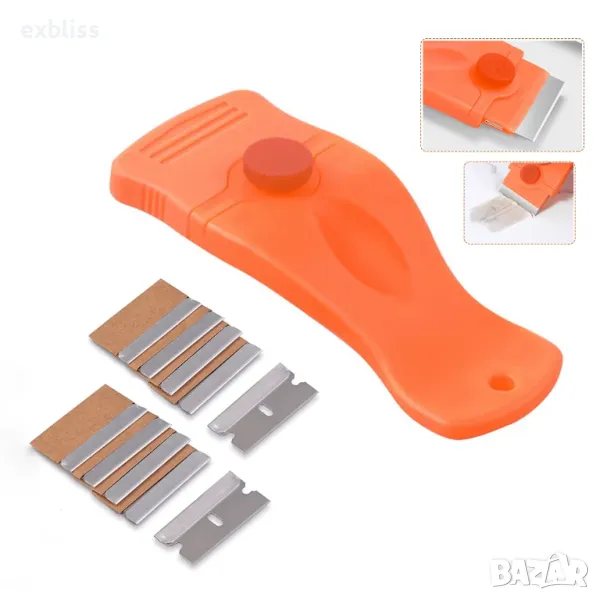 Стъргалка за премахване на стикери с стоманено острие, снимка 1