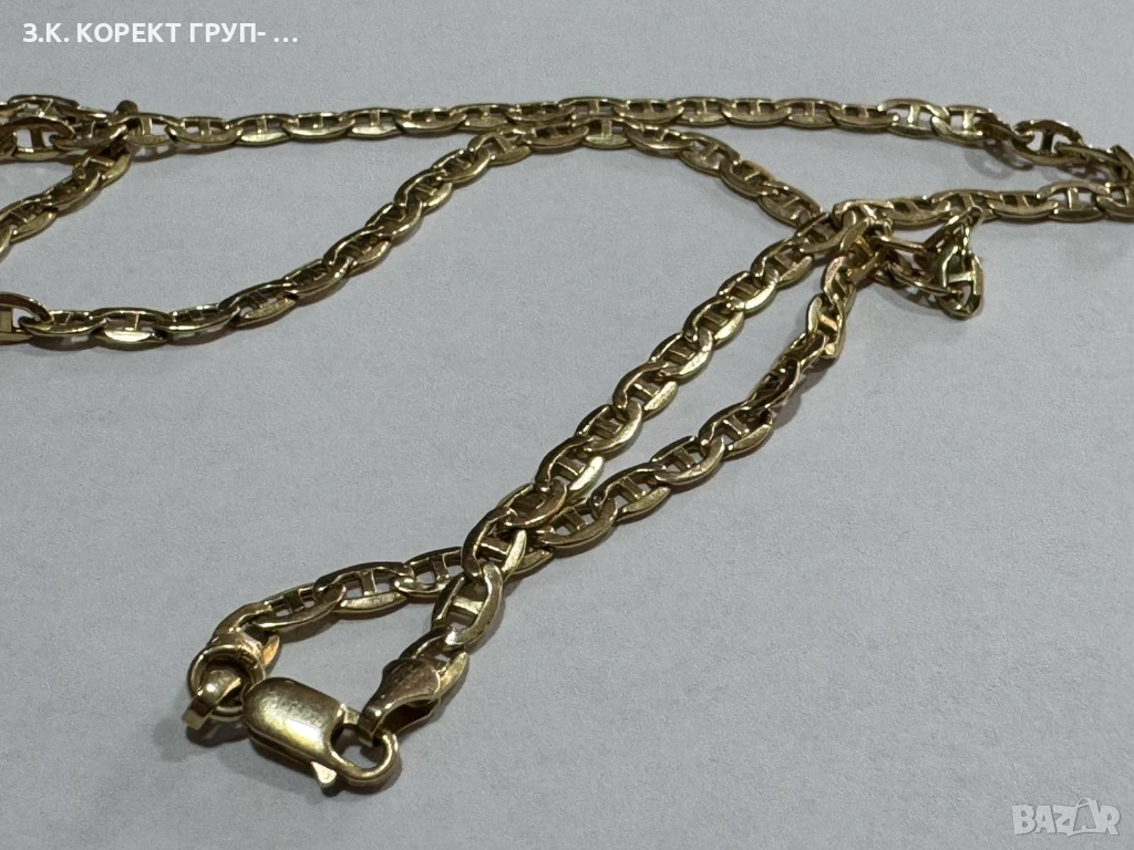 Златен мъжки синджир 14К, снимка 1
