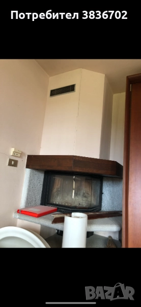 Камина на дърва с въздушна риза, снимка 1