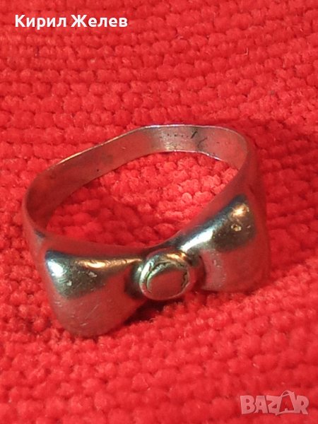 СТАР РЕТРО ВИНТИДЖ СРЕБЪРЕН ПРЪСТЕН ВИСОКА ПРОБА СРЕБРО РЪЧНА ИЗРАБОТКА СТИЛЕН КРАСИВ 28723, снимка 1