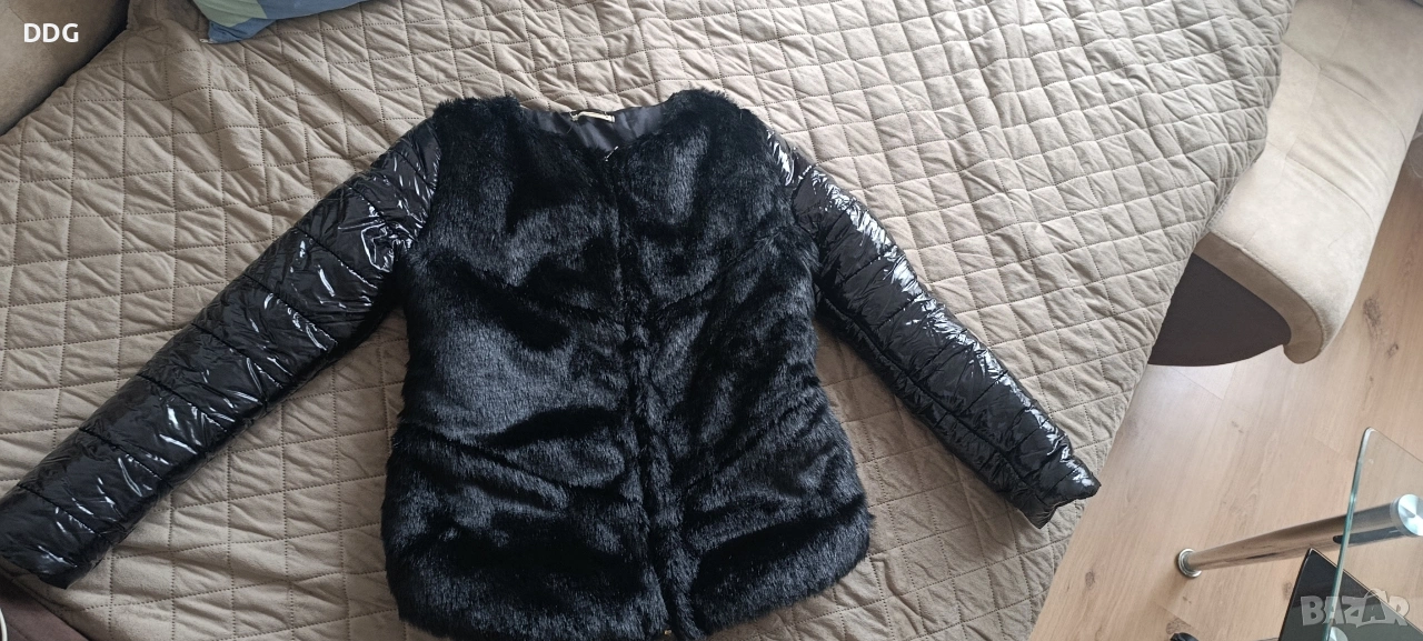 Дамско яке пух с шушляк , снимка 1