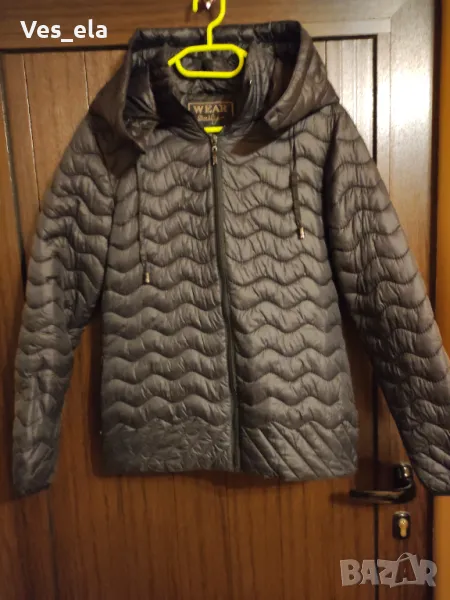 черно яке с качулка, снимка 1