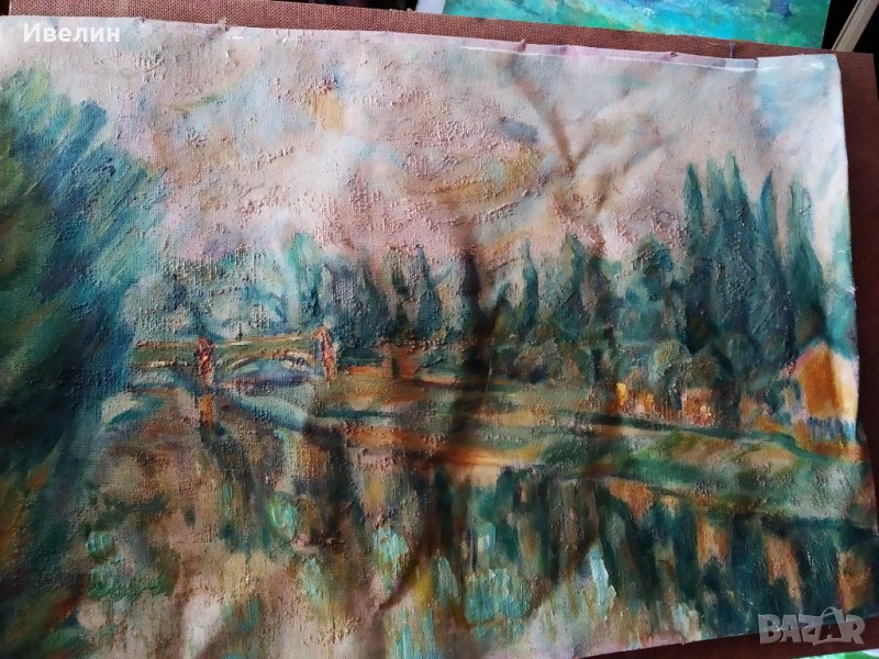 картина-пейзаж,портрет, снимка 1