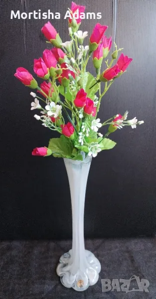 Българска стъклена ваза , снимка 1