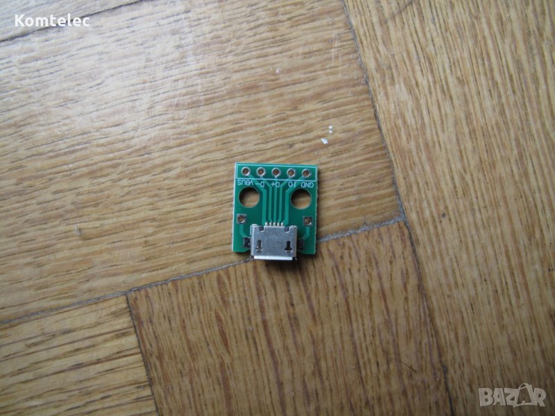 Конектор платка Micro - B GSM женски, снимка 1