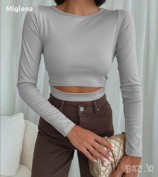 Дамска къса блуза , снимка 1