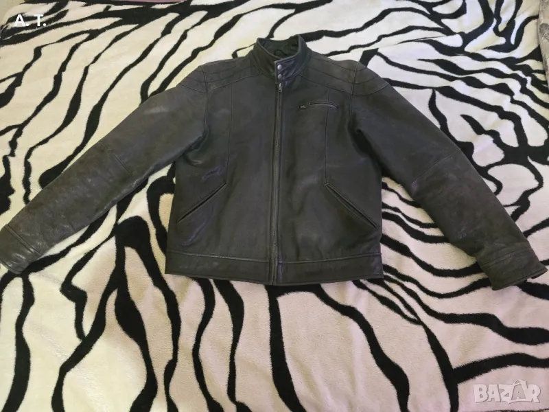 Кожено яке Selected Homme M, снимка 1