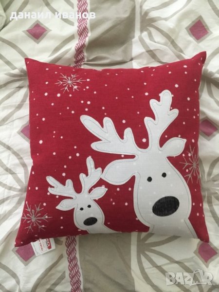 Възглавничка елени 36x36 см., снимка 1