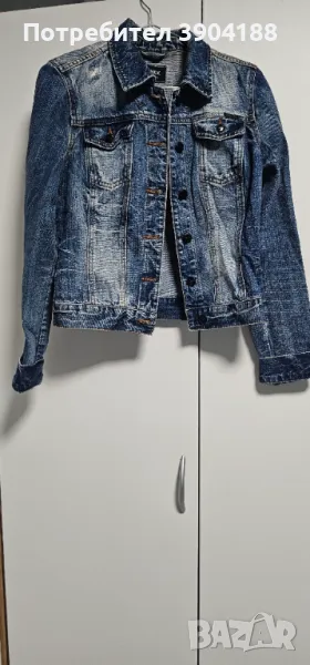 Дамско дънково яке, снимка 1