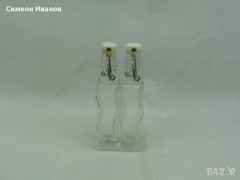 Интересни малки стъклени шишета 2 броя #2405, снимка 1