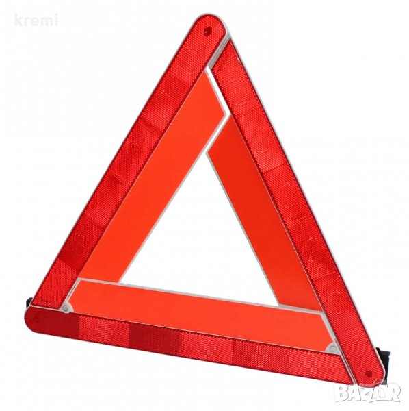 НОВИ! Авариен триъгълник APA метална основа, снимка 1