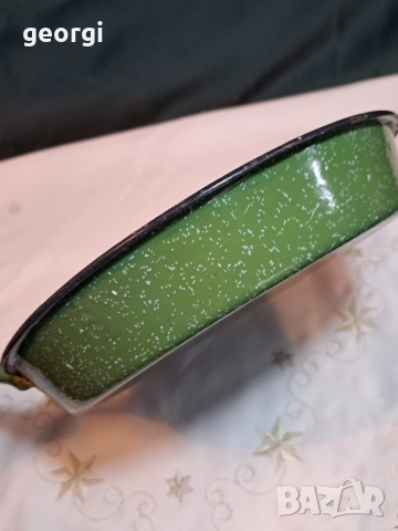 ретро емайлиран тиган 11/6, снимка 3 - Съдове за готвене - 51887390