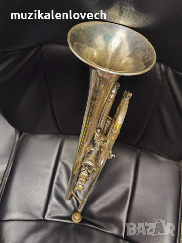 Hirsbrunner Sumiswald B-trompete - Б Тромпет с твърд куфар /Switzerland/, снимка 11 - Духови инструменти - 44860136