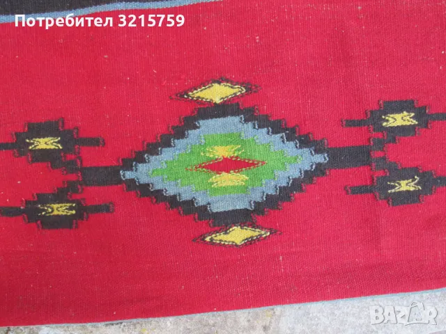 Тетевенска вълнена пътека 3.20 х 0.60м., снимка 7 - Антикварни и старинни предмети - 47821889