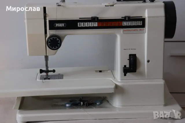 PFAFF HOBBYMATIC 807  УПОТРЕБЯВАНА ШЕВНА МАШИНА , снимка 5 - Шевни машини - 49596704