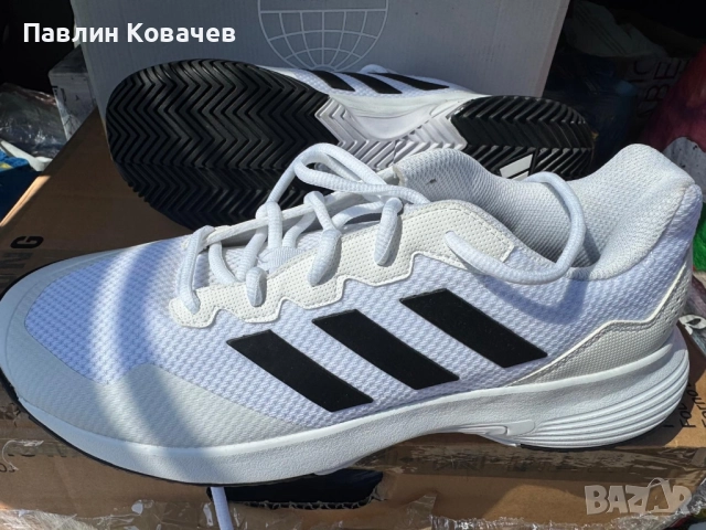 Продавам нови маратонки Adidas Gamecourt 2 в бял цвят, внос от Испания., снимка 5 - Маратонки - 51723327