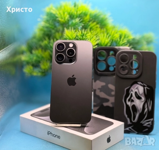 Apple iPhone 15 Pro, 128GB, 5G, Black Titanium , снимка 6 - Apple iPhone - 52544485