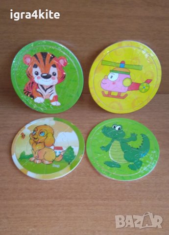 Комплект от 4 бр. малки дървени пъзелчета за 9лв. / всички дървени игри, снимка 3 - Игри и пъзели - 38463972