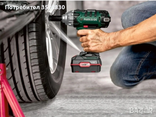 Акумулаторен гайковерт Parkside PASSK 20-Li B2 с батерия и зарядно (нови), снимка 5 - Други инструменти - 53148113