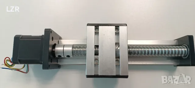 1бр Стъпков мотор с водач, 10 см CNC плотер, снимка 4 - Резервни части за машини - 49888326