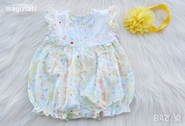 Гащеризон за новородено момиченце, снимка 3 - Бебешки гащеризони - 32796845