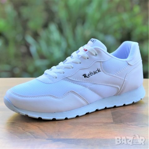Мъжки маратонки Reback White, снимка 8 - Маратонки - 33521172
