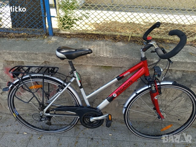 28 цола алуминиев велосипед с 21 скорости усилени капли амортисьори предни като нов , снимка 10 - Велосипеди - 51158425