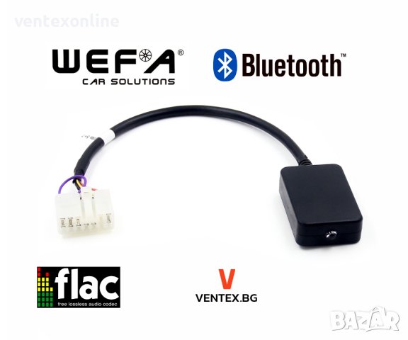 CD чейнджър Bluetooth за Toyota 1997 - 2005 тойота блутут адаптер WEFA блутут за тойота радио Hi-Fi, снимка 1 - Аксесоари и консумативи - 43802300