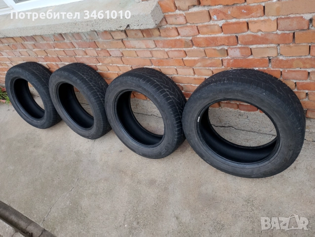 4 броя употребявани всесезонни гуми 5 мм грайфер 215/60/17, снимка 2 - Гуми и джанти - 52465508