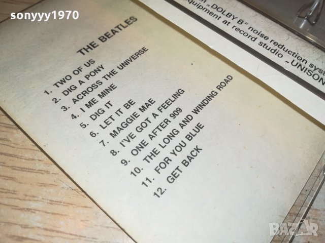 BEATLES-LET IT BE-КАСЕТА 0101221847, снимка 12 - Аудио касети - 35289735