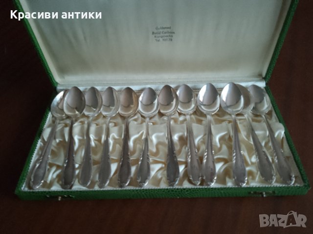 Шведски, красиви,посребрени лъжички за кафе Prima NS Alp, снимка 7 - Други ценни предмети - 40261329