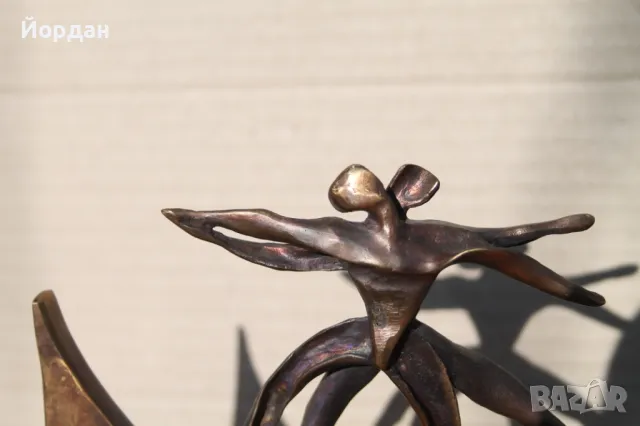 Бронзова пластика, снимка 9 - Антикварни и старинни предмети - 49061995