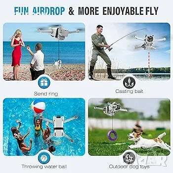 STARTRC Mini 3 Pro Airdrop система за DJI Mini Series Drone, снимка 3 - Друга електроника - 47452964