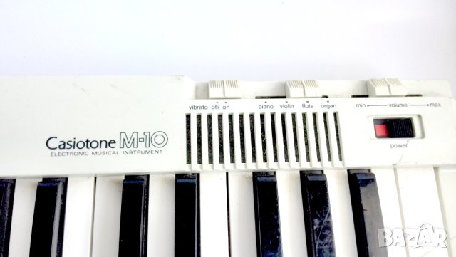 Casio Casiotone M-10 (1980) - ретро рядка преносима клавиатура, снимка 5 - Синтезатори - 40620719