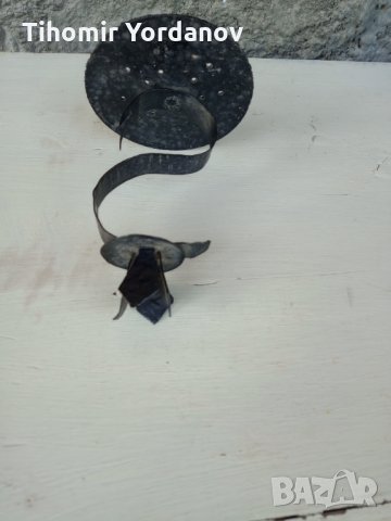 Свещник от ковано желязо, снимка 4 - Декорация за дома - 32877868