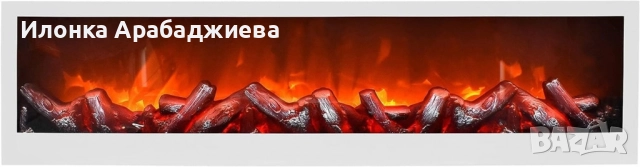 Изкуствена LED камина 24'' – уют и пламък без дим и поддръжка, снимка 4 - Декорация за дома - 52351081