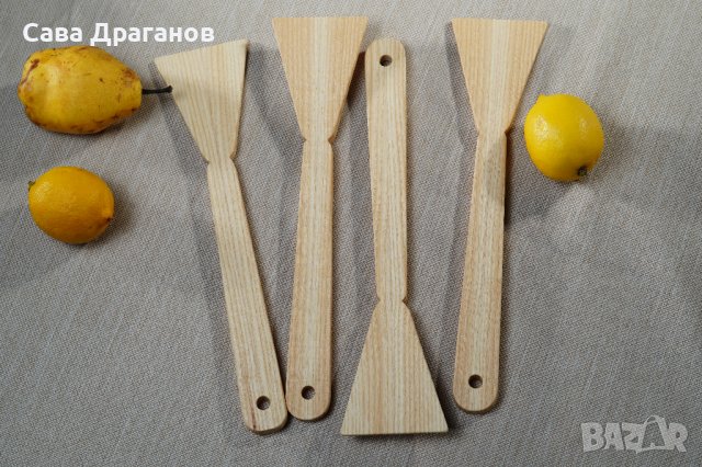 Дървени бъркалки, снимка 4 - Прибори за хранене, готвене и сервиране - 40359359