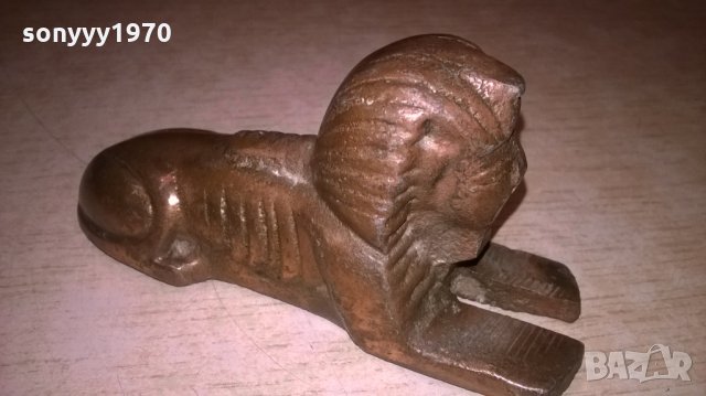 СВИНКС-МЕД/МЕСИНГ/БРОНЗ-12Х5Х4СМ-ВНОС ХОЛАНДИЯ, снимка 4 - Антикварни и старинни предмети - 27832537