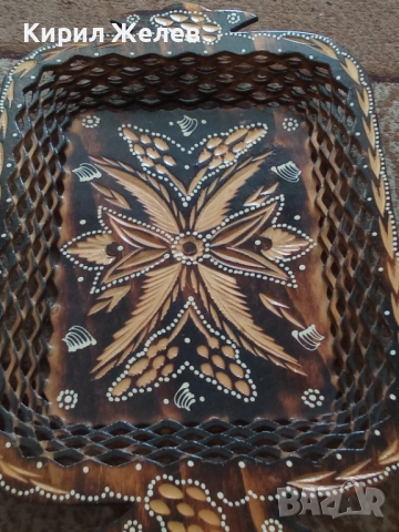 Тавичка стара дървена 51315, снимка 8 - Антикварни и старинни предмети - 51702759