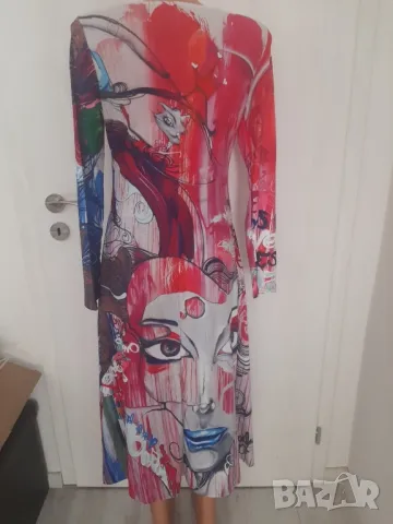 Нова рокля с ефектен принт , снимка 3 - Рокли - 47468966