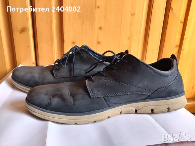 Мъжки кожени обувки Timberland №45, снимка 4 - Ежедневни обувки - 48833253