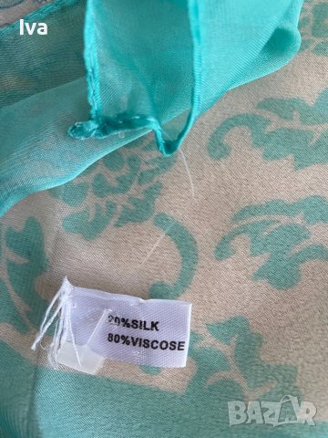 3 различни десена шал от коприна, снимка 10 - Шалове - 38425468