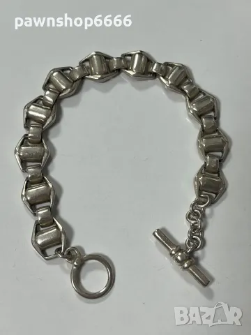 Сребърна гривна 925 от Birmingham, снимка 2 - Гривни - 48584325