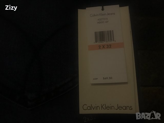Calvin Klein дънки, оригинални с етикет и цена 69,50$, снимка 2 - Дънки - 26549915