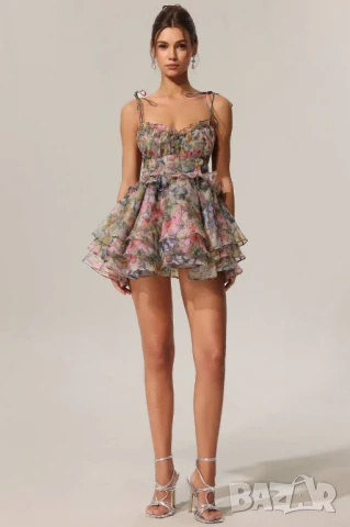 флорална рокля , снимка 2 - Рокли - 50969942